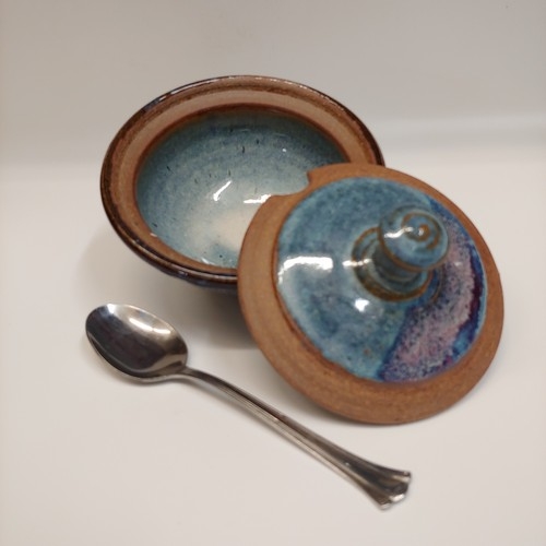 #221128 Sugar Bowl Blue $18 at Hunter Wolff Gallery